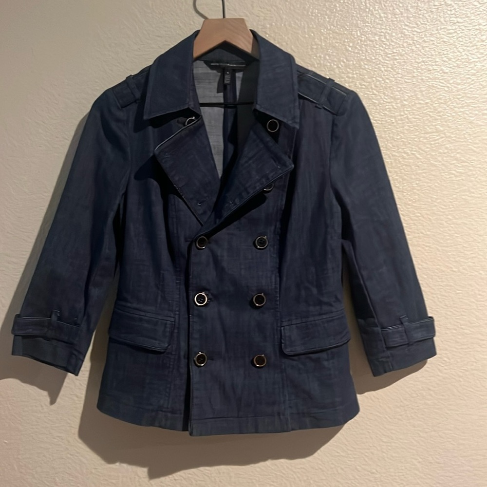 NWOT WHBM Blue Blazer Jacket Sz 6